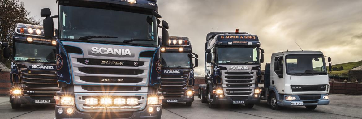 The G Owen & Sons Haulage Fleet